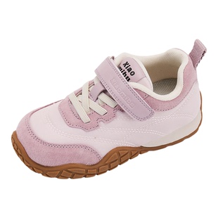 小米步女童运动鞋2025秋季款软底休闲鞋儿童老爹鞋男童户外徒步鞋