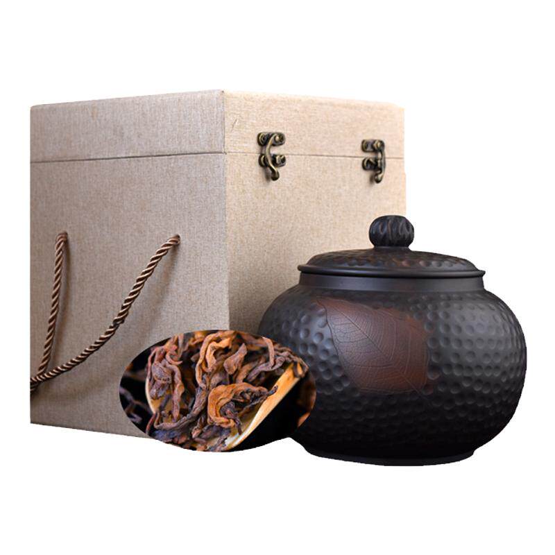云茗木普洱茶熟茶荷香克散陶罐