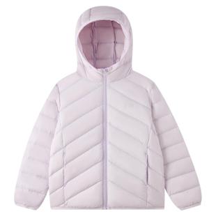 【三防&90%羽绒】eland kids衣恋童装女童排骨羽绒服2025年冬新品