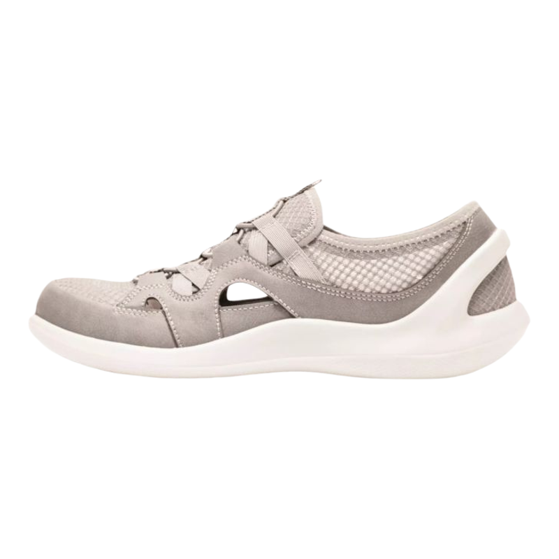 clarks/其乐女士单鞋平底夏季凉鞋透气 上班通勤妈妈鞋 弹性鞋带