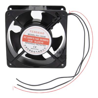 小型轴流风机12038数控机床箱柜电焊散热排风DP200A工业风扇220V