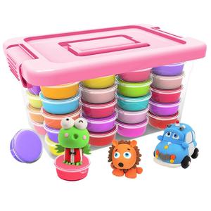 超轻粘土无毒儿童幼儿园24色小学生黏土36色12色无味安全橡皮彩泥