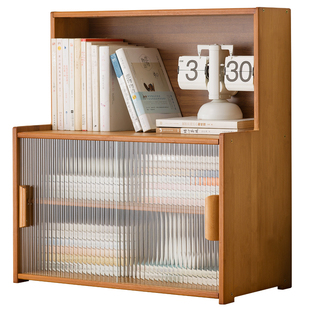 书柜桌面置物架客厅简易书桌收纳多层架子办公室卧室桌上小型书架