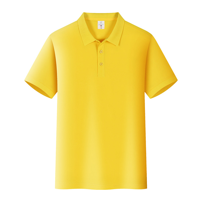 冰离子POLO衫纯色翻领短袖t恤工作服印字广告文化衫半袖定制logo