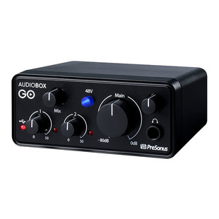 普瑞声纳 Presonus AudioBox Go便携式2进2出录音直播K歌声卡