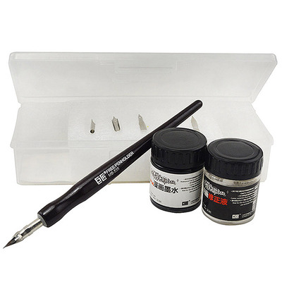 立川巨匠小爱神修正液灵猫蘸水笔