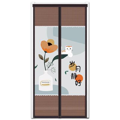 防窥隐私通风防蚊门帘大门夏季