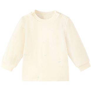 【商场同款】英氏女童保暖内衣莫代尔秋衣男童家居服春秋上衣