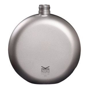 纯钛酒壶500ml露营壶户外钛酒壶大容量野营壶便携式大酒瓶一斤