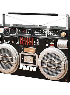 众盟铁皮怀旧复古酒柜大摆件