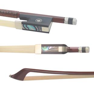 小提琴琴弓弓杆大提琴弓子低音提琴拉弓演奏级巴西木四分之一二四