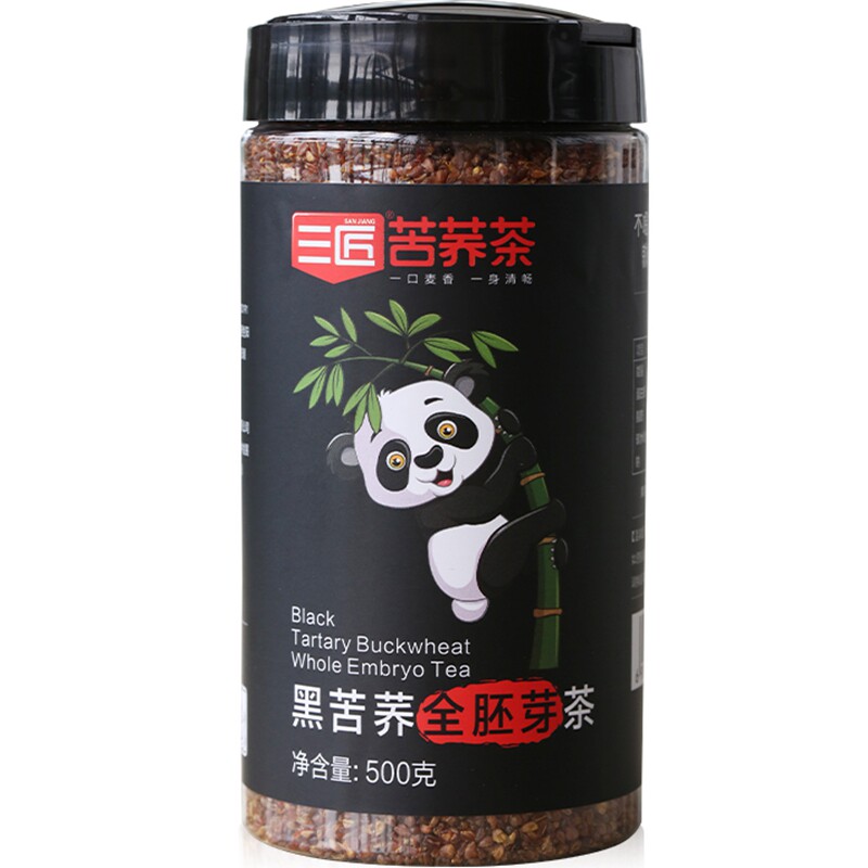 三匠苦荞茶500g全胚芽罐装