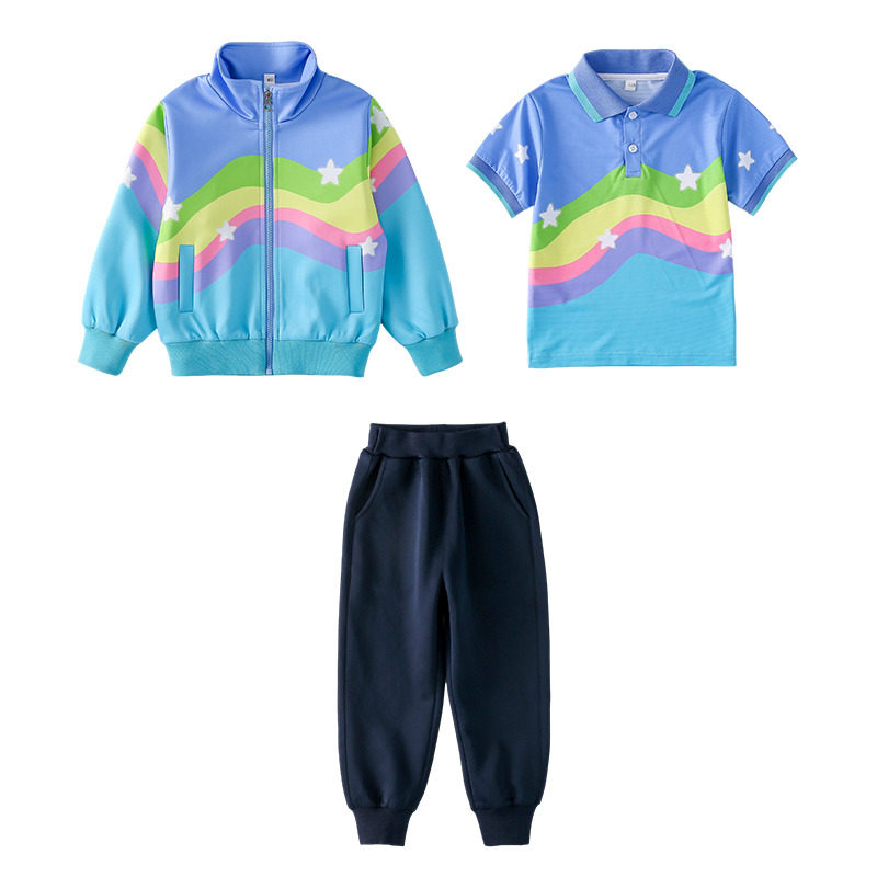 幼儿园园服夏款小学生班服春秋套校服/园服