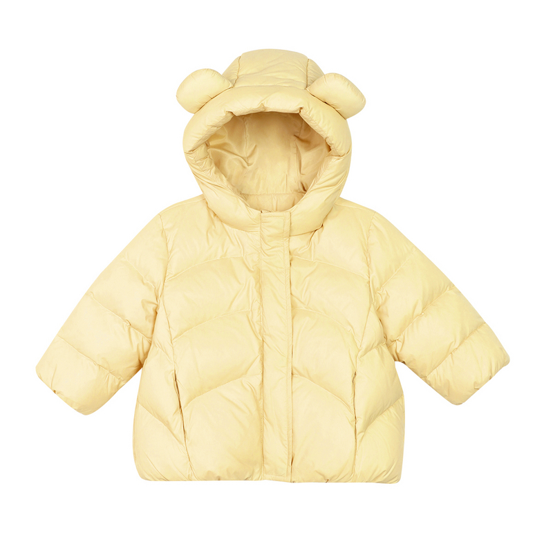 小O爸男婴童 男宝宝羽绒服2025新款轻薄婴儿冬季90绒连帽三防外套