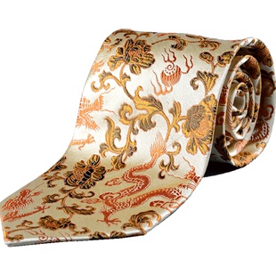 蜀锦工艺织锦领带出国礼品送老外的商务礼物真丝特色手工艺礼品