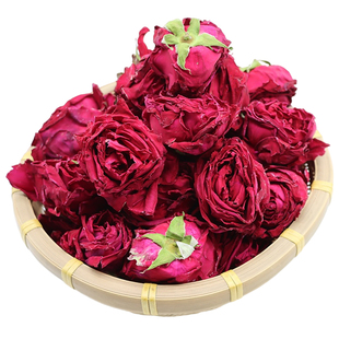 2025头茬云南墨红玫瑰冻干大朵花茶可食用干玫瑰花精选养生茶100g