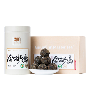 宫明茶叶 云南普洱茶生茶冰岛古树有机龙珠金冰岛小沱茶高端生茶