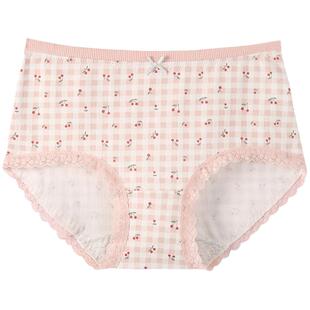 芬腾内裤女纯棉夏季薄款抗菌透气女士三角裤性感甜美可爱少女短裤