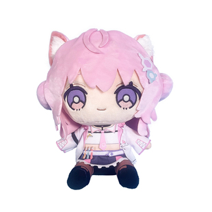 Hololive日单周边 第五弹 坐姿毛绒公仔玩偶 湊阿库娅 白上吹雪