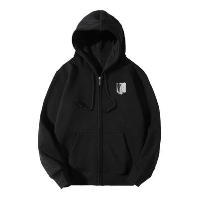 进击的巨人自由之翼加绒开衫卫衣