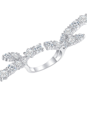 tripletipsy碎冰喷泉开口戒指