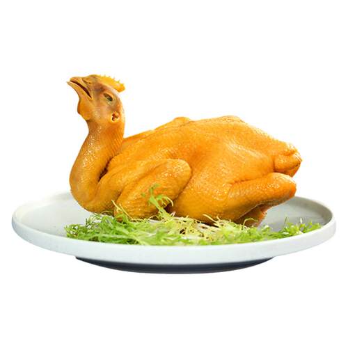 【顺丰冷运】广东粤味盐焗鸡850g整只盐局鸡烧鸡真空特产年货美食