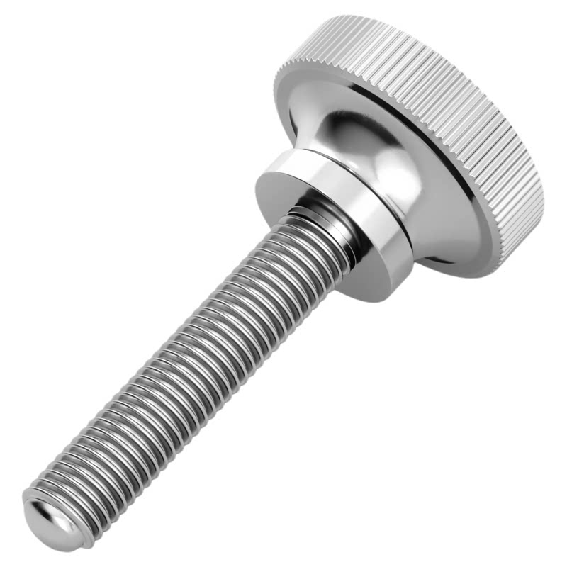 【批发】304不锈钢高头滚花螺丝