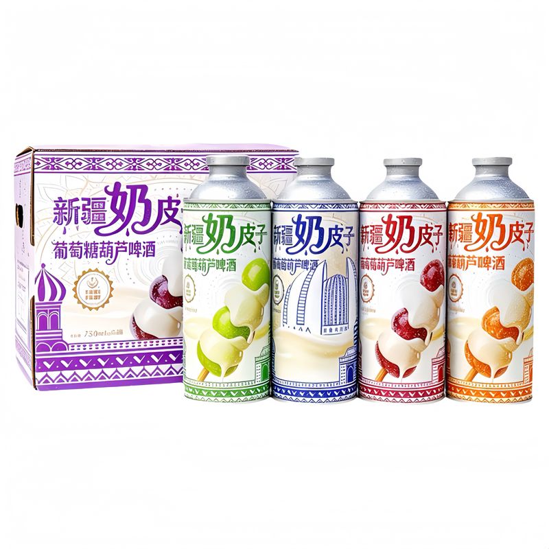 崂勒奶皮子精酿啤酒750ml多口味
