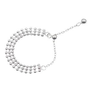 豌豆饰物 多款抽拉软链条纯银戒指ins小众设计大尺码可调节食指戒