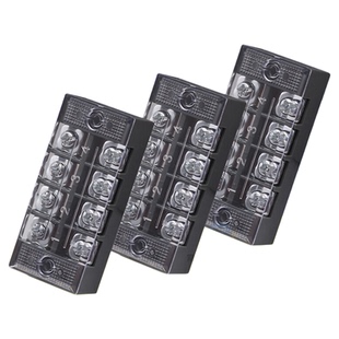 CHNT正泰接线端子排板连接器4位25A TB-2504 4进4出 铜片连接器台