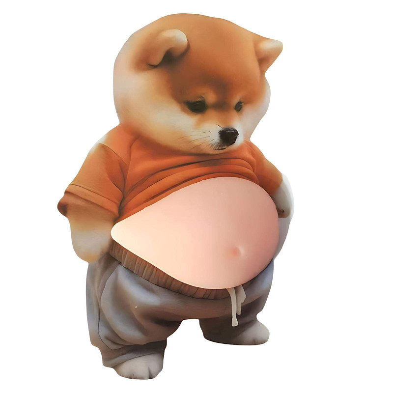 卡通大肚子静音解压防撞贴