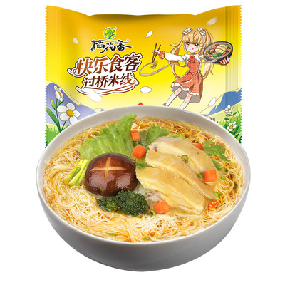 稻花香过桥米线方便粉条粉丝老母鸡炖汤味冲泡方便面泡面袋装