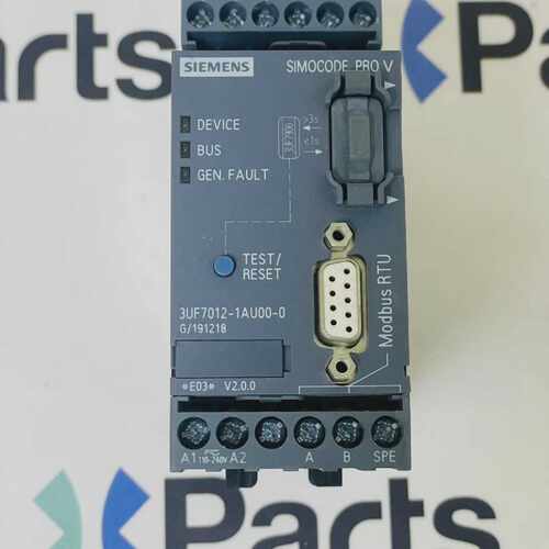SIEMENS SIMICODE Basic Unit Module 3UF7012-1AU00-0
