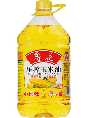 【鲁花集团】压榨一级玉米油5L*1非转基因食用油鲁花正品福花官方