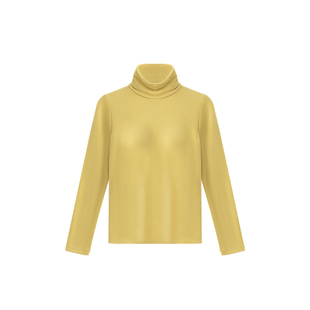 自带胸垫免穿文胸女士德绒可外穿加绒加厚高领长袖T恤打底衫上衣