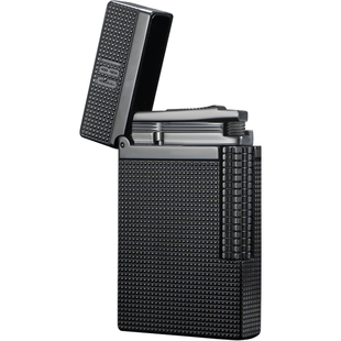 英国GBI大船朗声高端打火机品牌超薄男士火机充气钢音侧滑砂轮式