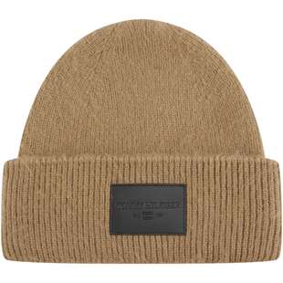 【节日礼物】Tommy秋冬男装纯羊毛潮流翻边护耳冷帽针织毛线帽