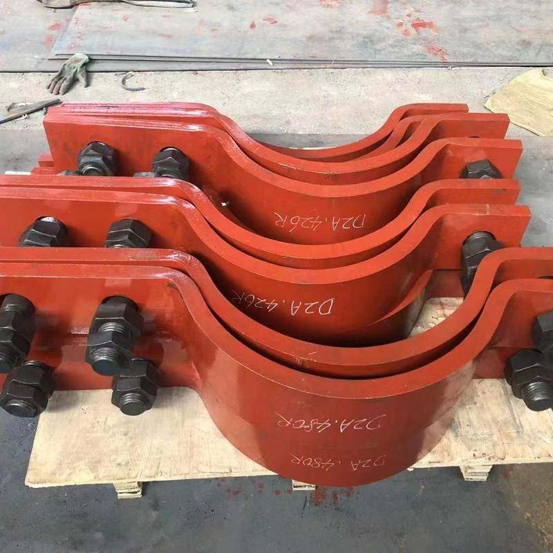 抱箍基准型双螺栓管夹优惠固定管道立管长抱箍管夹保冷管夹支吊架