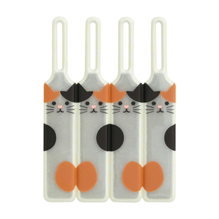 日本DECOLE猫咪反光挂件PVC衣服包包拉链头吊坠创意设计可爱卡通