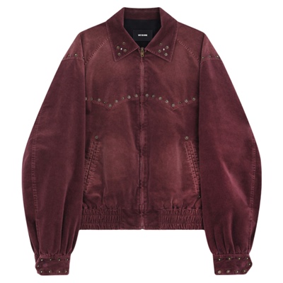 WE11DONE25秋冬男女同款做旧西部风夹克复古风潮流休闲