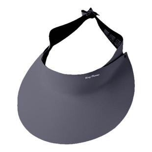 黑色遮阳帽女2025新款无痕一体冰丝空顶帽夏季防晒防紫外线太阳帽