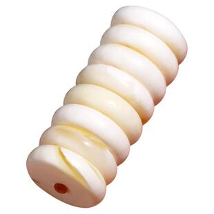 保真原矿蜜蜡白花满蜜圆角隔片散珠隔珠垫片佛珠手串手链DIY配件