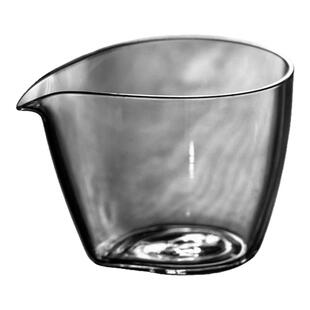 觅白玻璃匀杯耐高温公道杯高硼硅分茶器手工安藤茶海茶具加厚高透