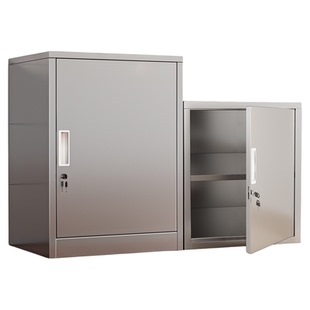 不锈钢留样柜矮柜双锁食品添加剂专用柜单门文件储物收纳箱小柜子