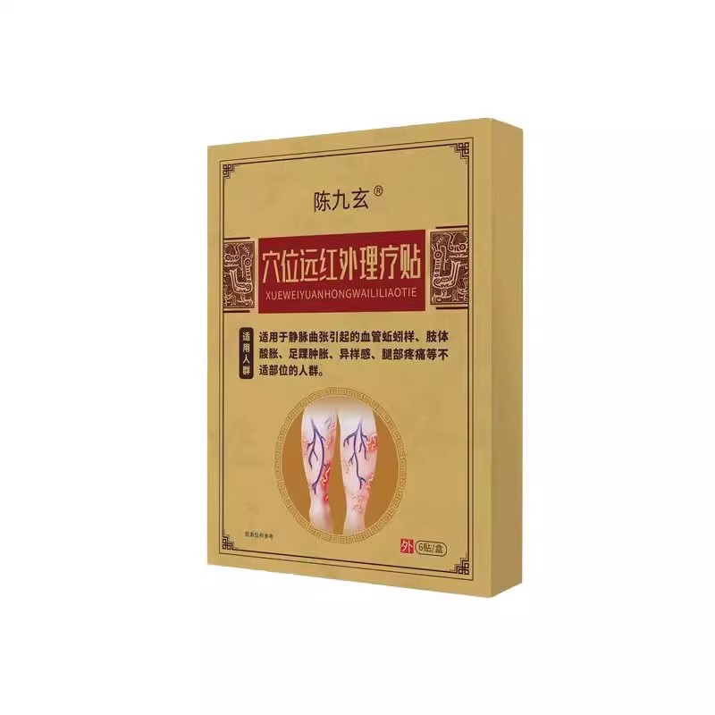 陈九玄静脉曲张贴蚯蚓腿红血丝