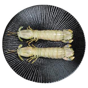 高仿真海鲜模型双面纹理皮皮虾餐饮酒店影视水产展示道具菜品模型