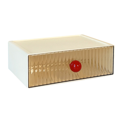 透明多巴胺桌面抽屉式收纳盒