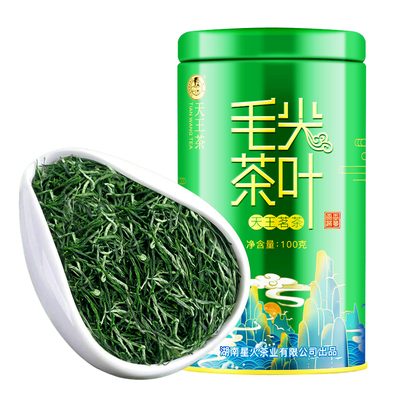 毛尖绿茶2025新茶浓香型高山云雾茶叶散装礼罐400g店有嫩芽碧螺春