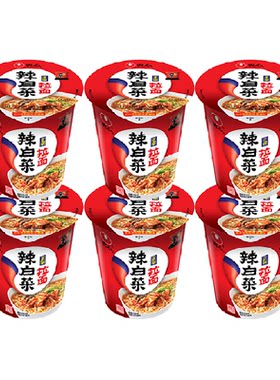 农心辣白菜杯面组合方便面