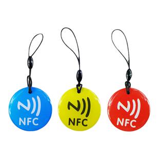 NFC电子标签213可定制高频芯片胶贴215Ntag圆形卡防伪rfid湿inlay